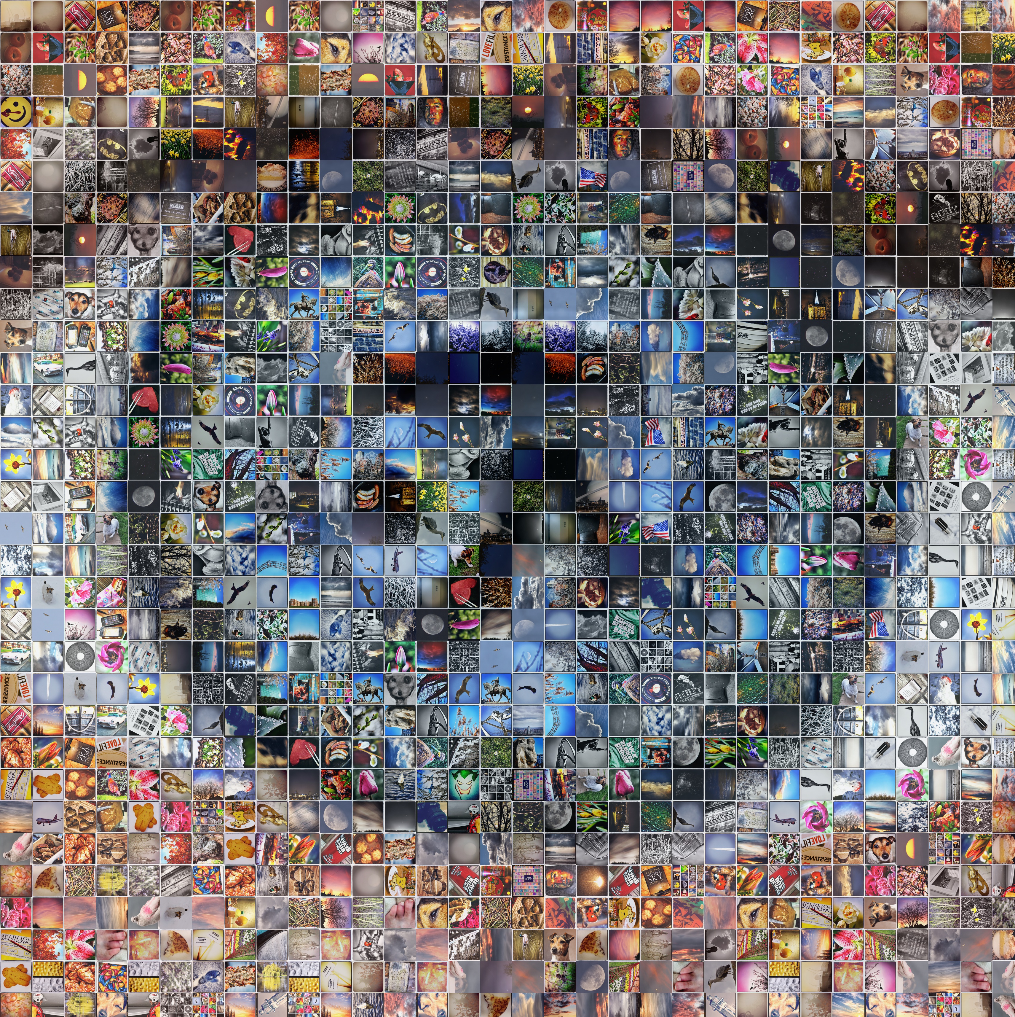 Premium digital mosaic hardcore images