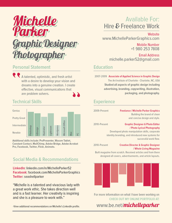 Writing a good graphic design resume