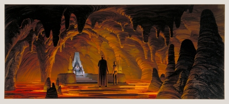 Ralph McQuarrie The Art of Star Wars The Return of the Jedi Emperors Lava Cave