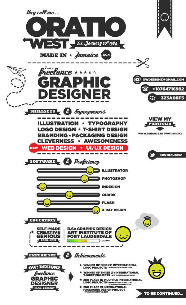 creative cv  resume design